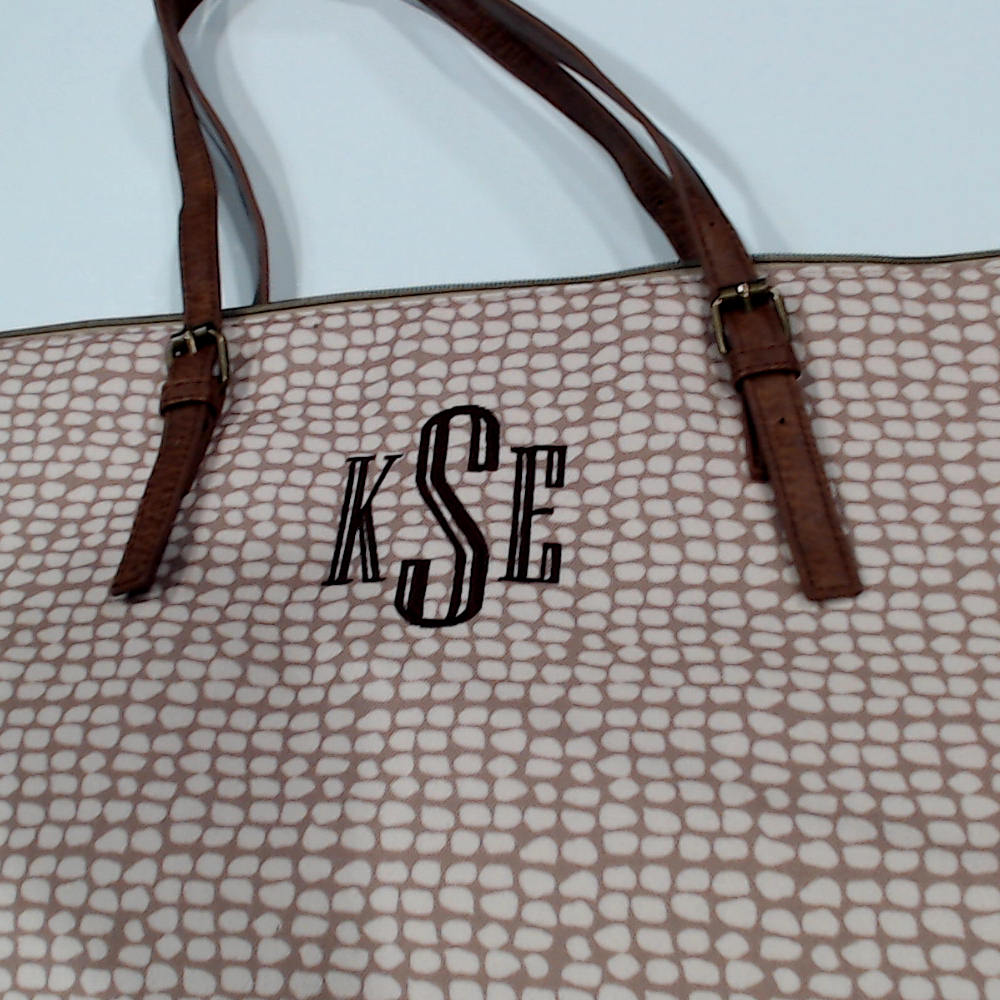 BLOOPER BAG: Monogrammed Charleston Weekender