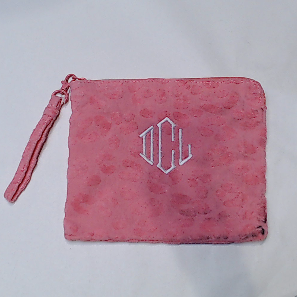 BLOOPER BAG: Monogrammed Terry Wristlet
