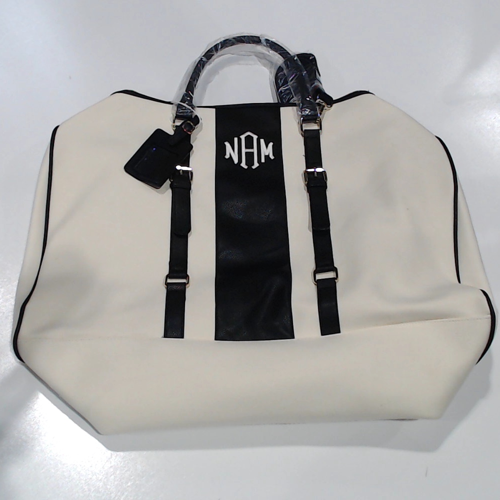 BLOOPER BAG: Monogrammed Weekender Bag