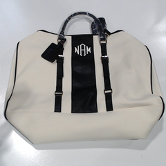 BLOOPER BAG: Monogrammed Weekender Bag