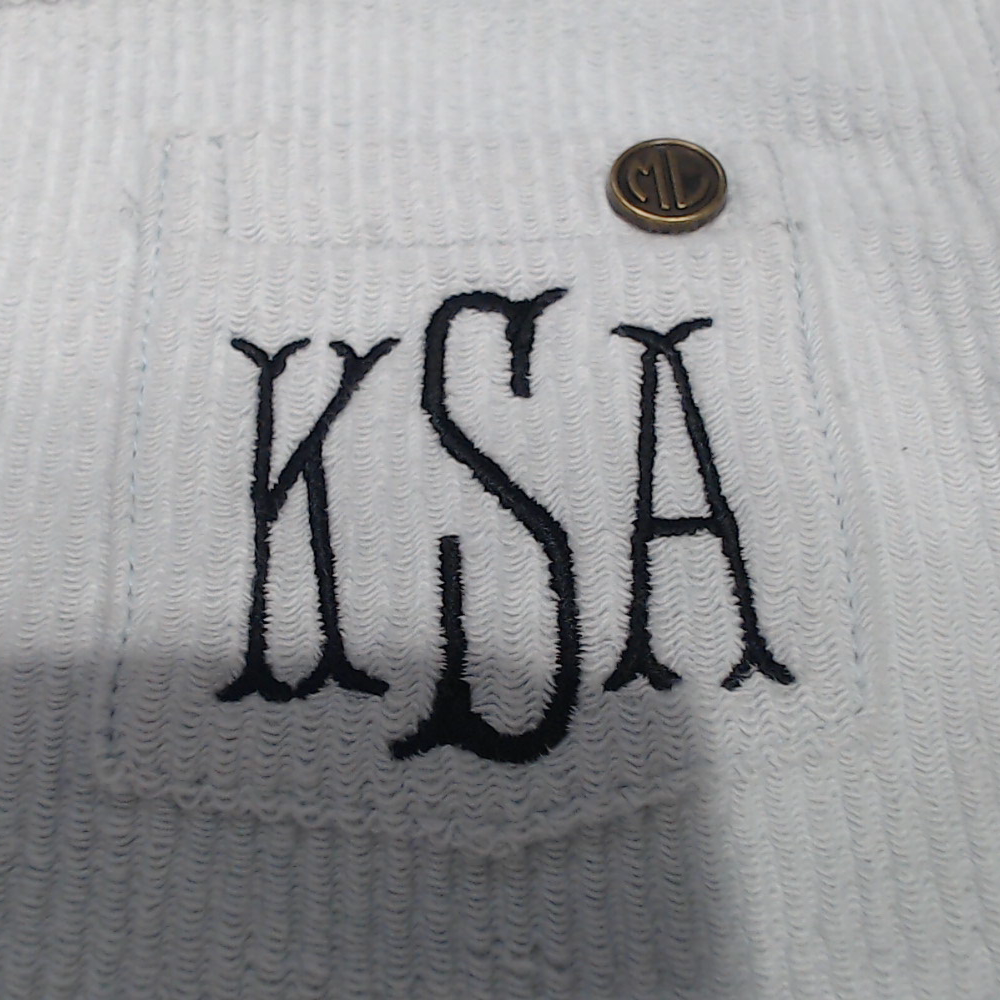 BLOOPER KIDS: Monogrammed Kids Corded Sweatshirt