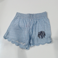 BLOOPER CLOTHING: Monogrammed Scalloped Boxer Shorts