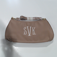 BLOOPER BAG: Monogrammed Shoulder Bag