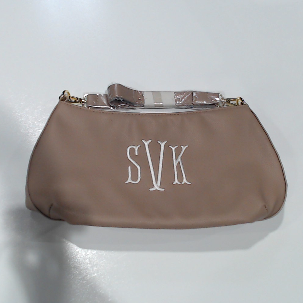BLOOPER BAG: Monogrammed Shoulder Bag