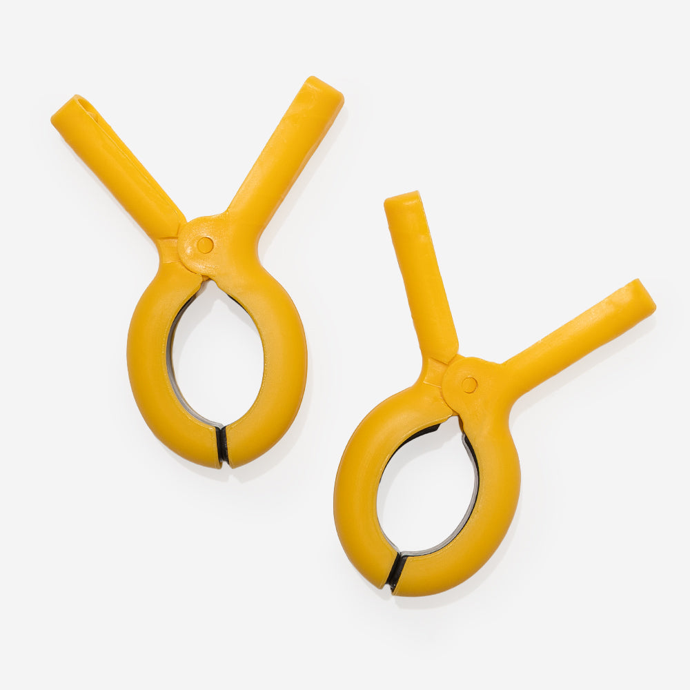 Beach Chair Towel Clips in Yellow