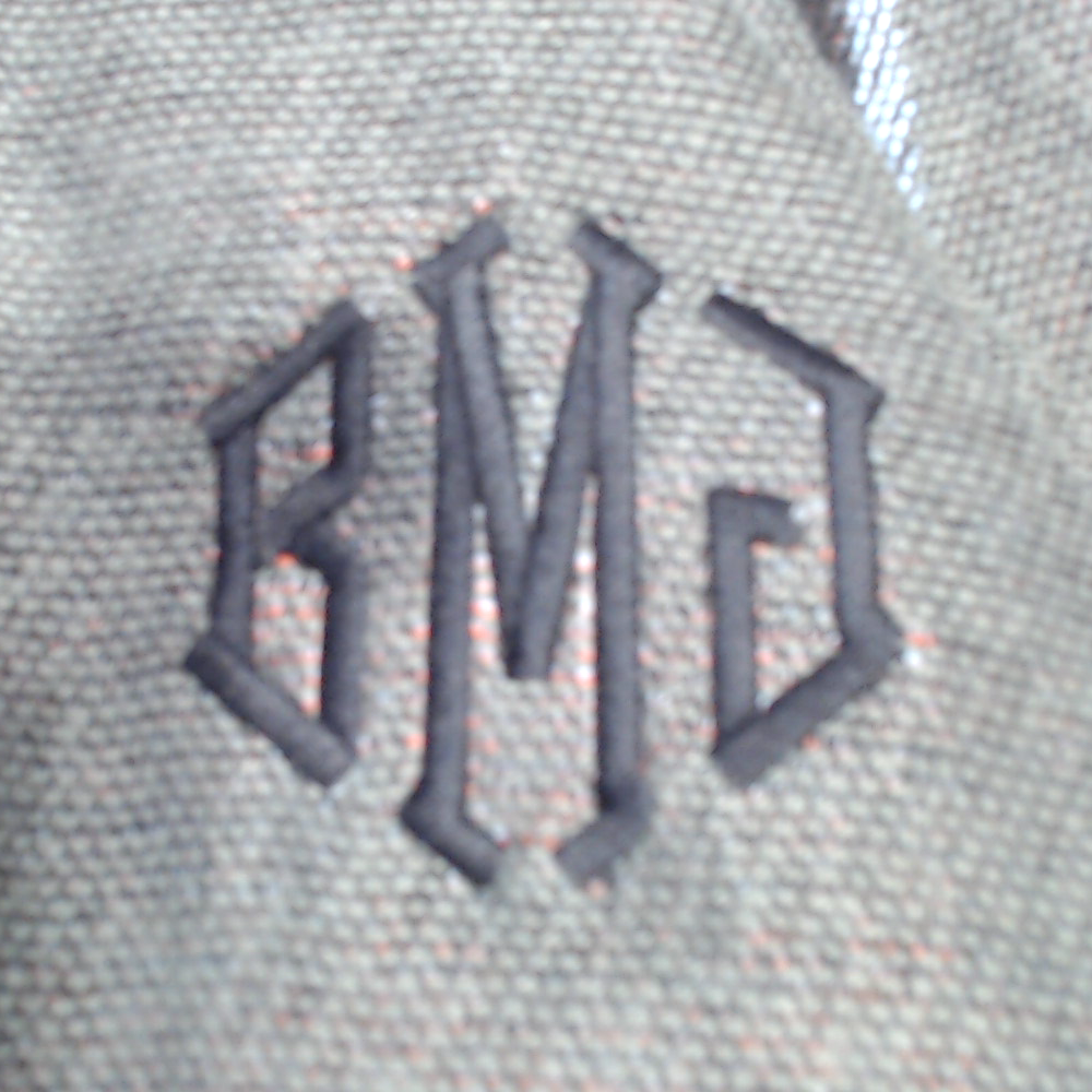 BLOOPER CLOTHING: Monogrammed Aztec Poncho