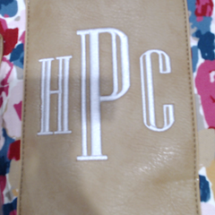 BLOOPER BAG: Monogrammed Leopard Weekender