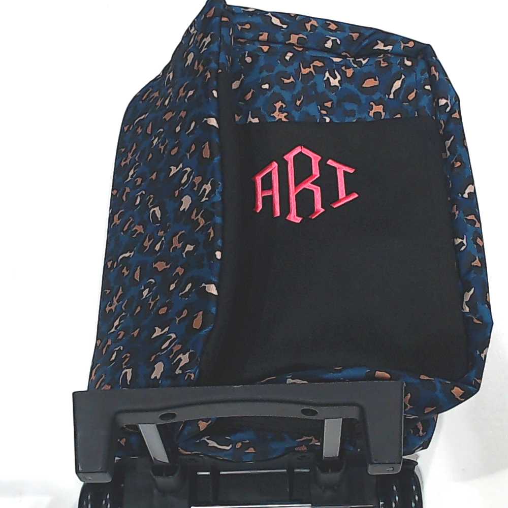 BLOOPER BAG: Monogrammed Rolling Duffel Bag