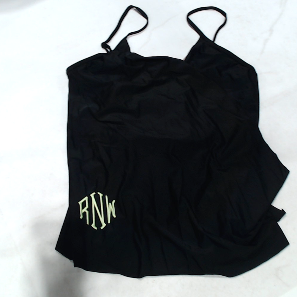 BLOOPER SWIM: Monogrammed Ruched Tankini