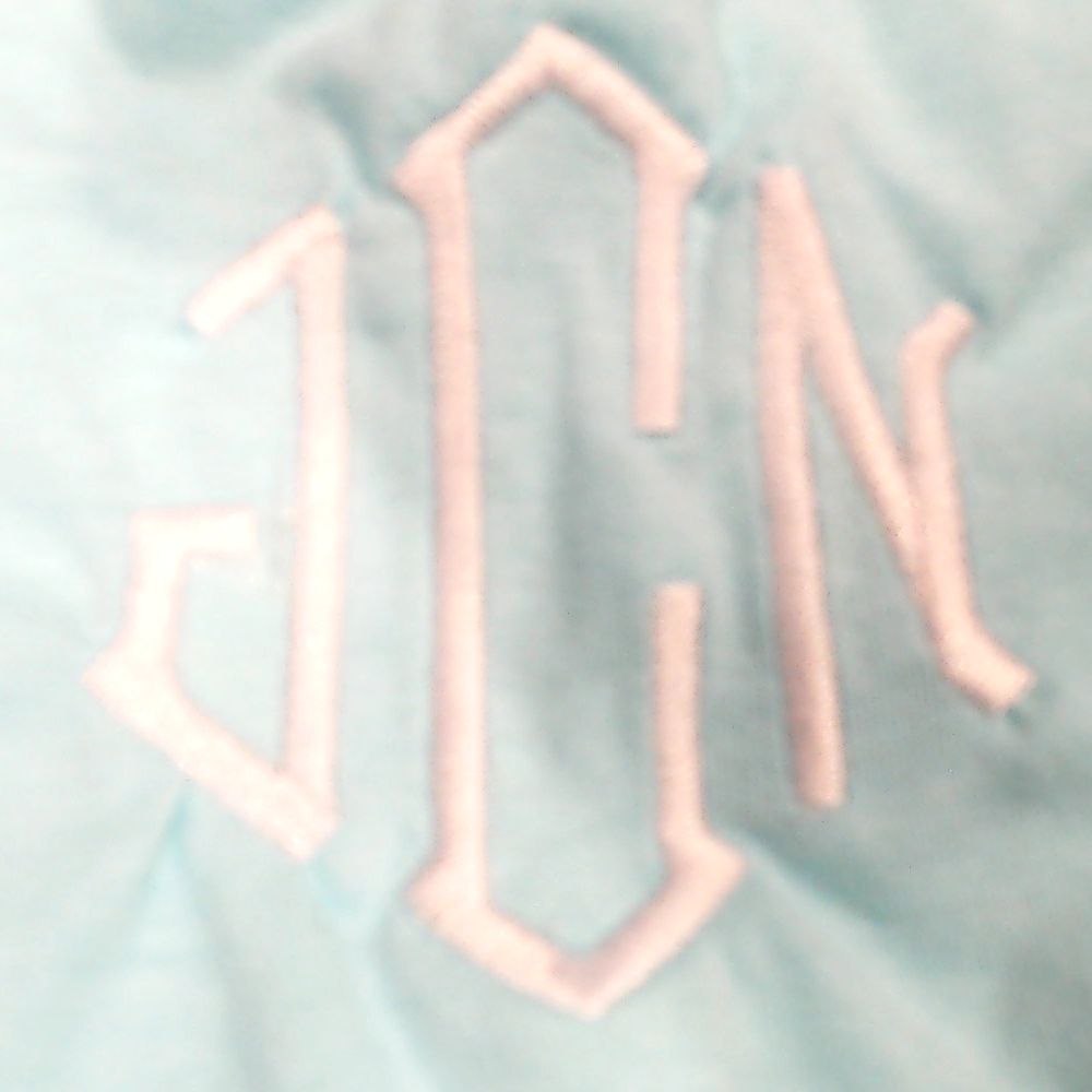 BLOOPER SWIM: Monogrammed Accent Cover Up