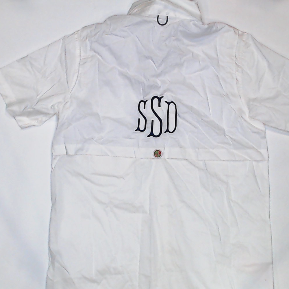 BLOOPER CLOTHING: Monogrammed Fishing Shirt