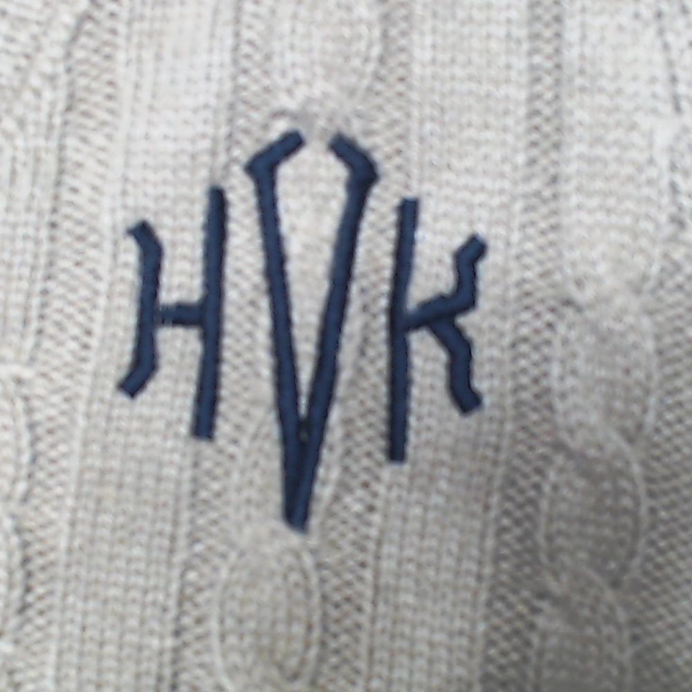BLOOPER CLOTHING: Monogrammed Sweater Vest