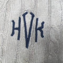 BLOOPER CLOTHING: Monogrammed Sweater Vest