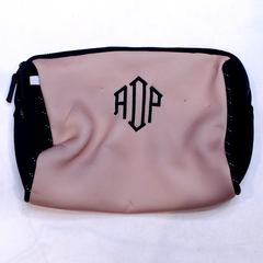 BLOOPER BAG: Monogrammed Neoprene Cosmetic Case