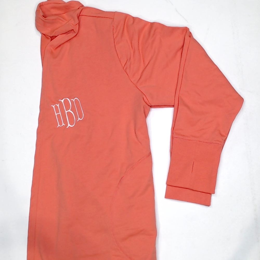BLOOPER CLOTHING: Monogrammed Sweatshirt Cardigan