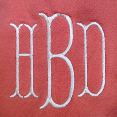 BLOOPER CLOTHING: Monogrammed Sweatshirt Cardigan