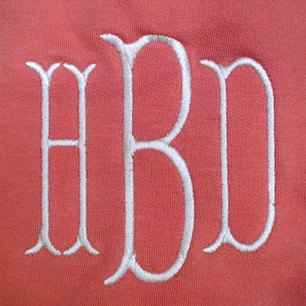 BLOOPER CLOTHING: Monogrammed Sweatshirt Cardigan