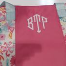 BLOOPER ACCESSORY: Monogrammed Weekend Bag