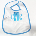 BLOOPER KIDS: Monogrammed Outline Baby Bib