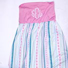 BLOOPER SWIM: Monogrammed Beach Cover Up