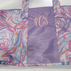 BLOOPER ACCESSORY: Monogrammed Packable Weekend Duffel Bag
