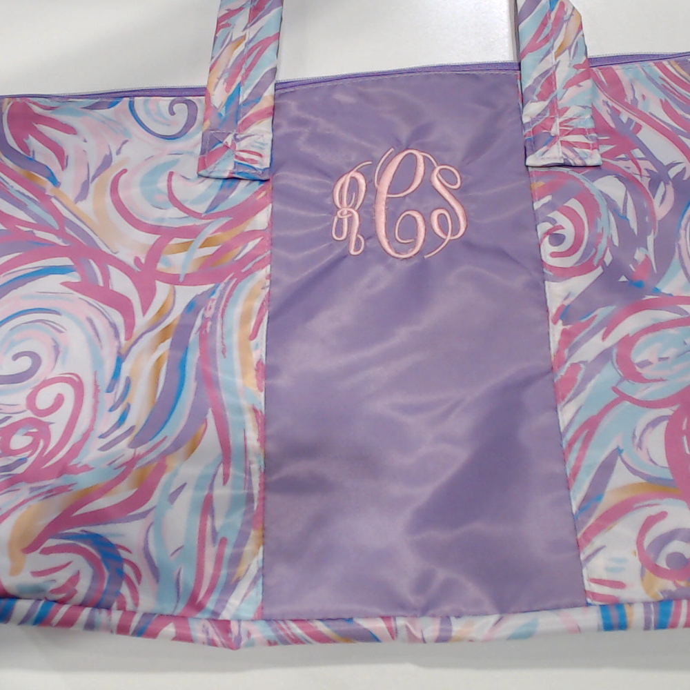 BLOOPER ACCESSORY: Monogrammed Packable Weekend Duffel Bag
