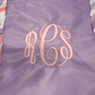 BLOOPER ACCESSORY: Monogrammed Packable Weekend Duffel Bag