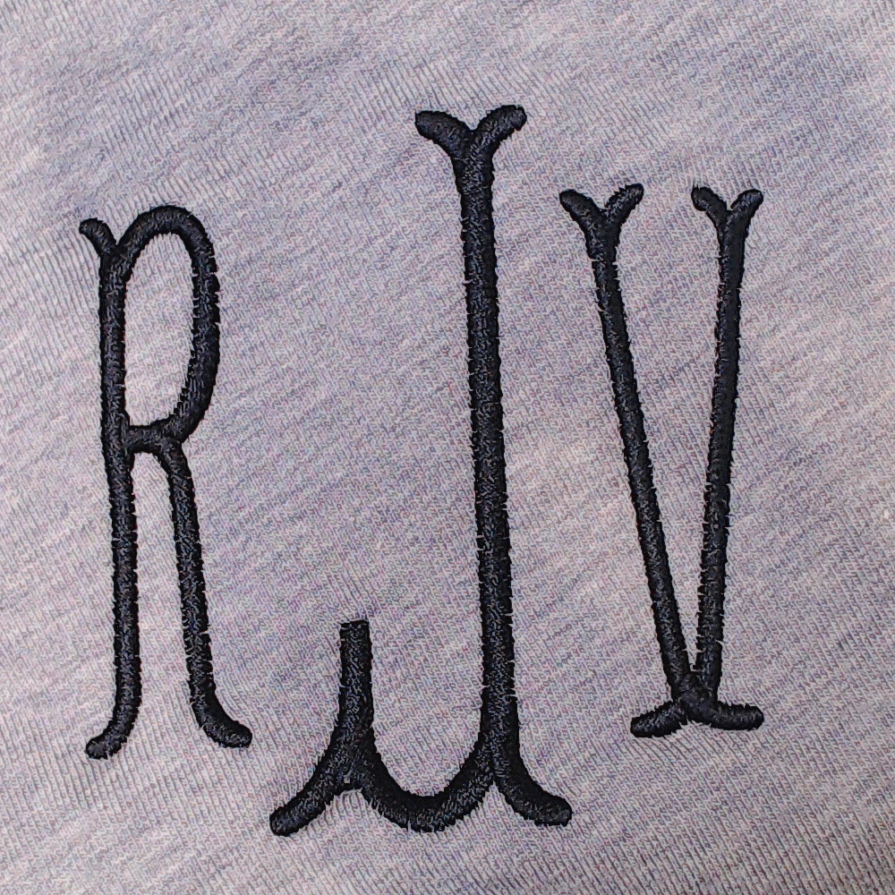 BLOOPER CLOTHING: Monogrammed V Neck Sweatshirt