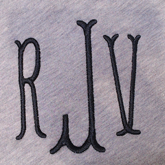 BLOOPER CLOTHING: Monogrammed V Neck Sweatshirt