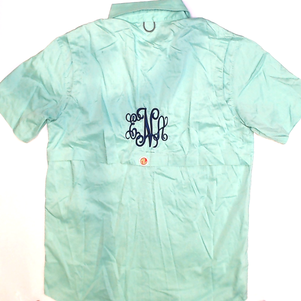 BLOOPER CLOTHING: Monogrammed Fishing Shirt