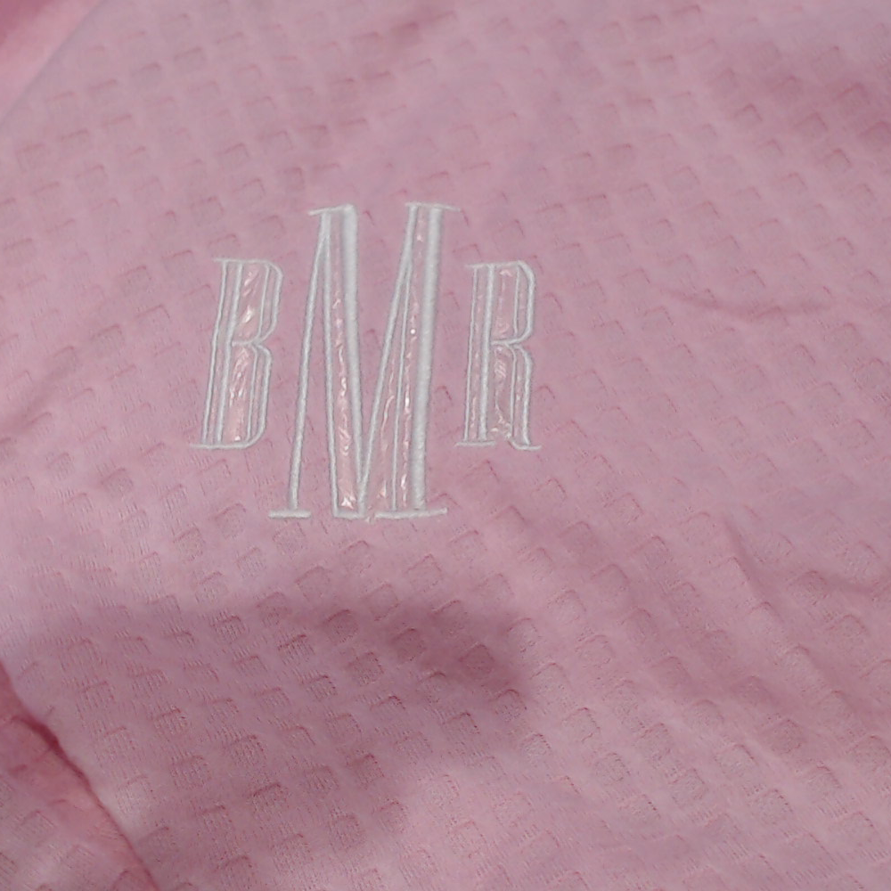 BLOOPER CLOTHING: Monogrammed Scalloped Robe