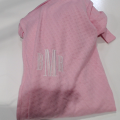 BLOOPER CLOTHING: Monogrammed Scalloped Robe