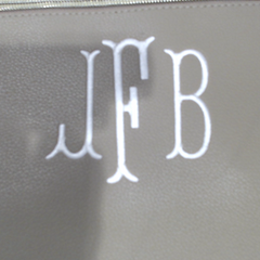 BLOOPER BAG: Monogrammed Colorblock Tote Bag