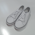 BLOOPER SHOES: BLANK White Sneakers