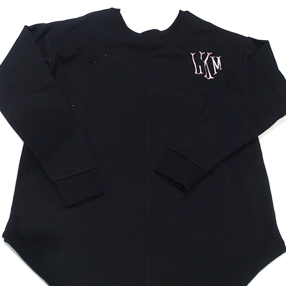 BLOOPER CLOTHING: Monogrammed Open Back Sweatshirt