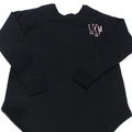 BLOOPER CLOTHING: Monogrammed Open Back Sweatshirt