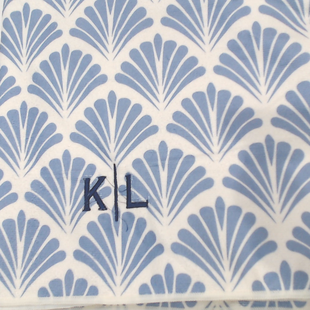 BLOOPER SWIM: Monogrammed Beach Towel