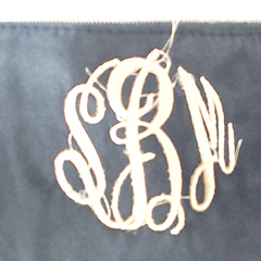 BLOOPER BAG: Monogrammed Lightweight Wristlet