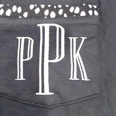BLOOPER CLOTHING: Monogrammed Pajama Top