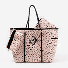 Monogrammed Neoprene Diaper Bag | Blush Safari
