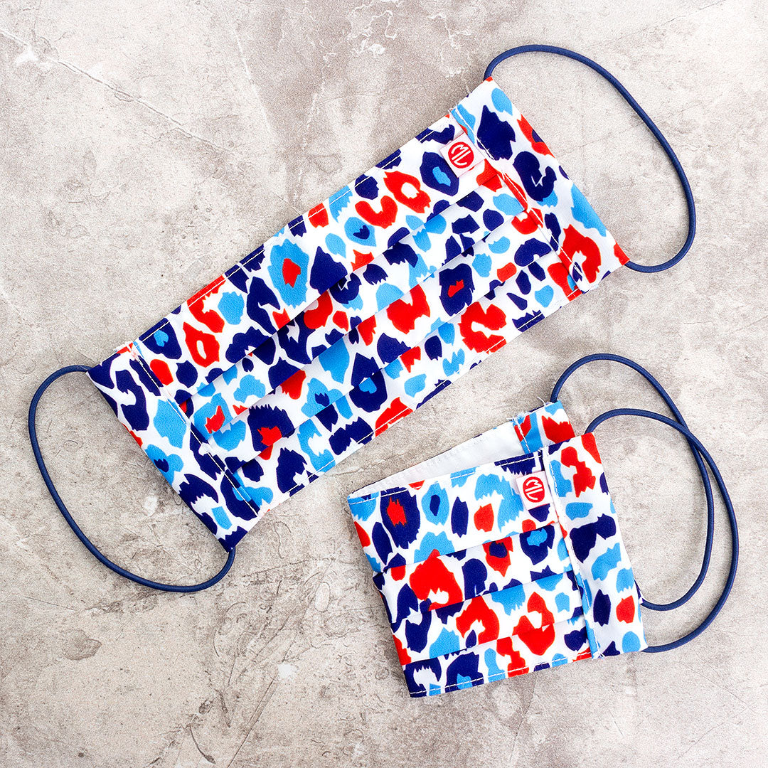 americana leopard face masks
