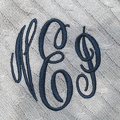 BLOOPER CLOTHING: Monogrammed Poncho