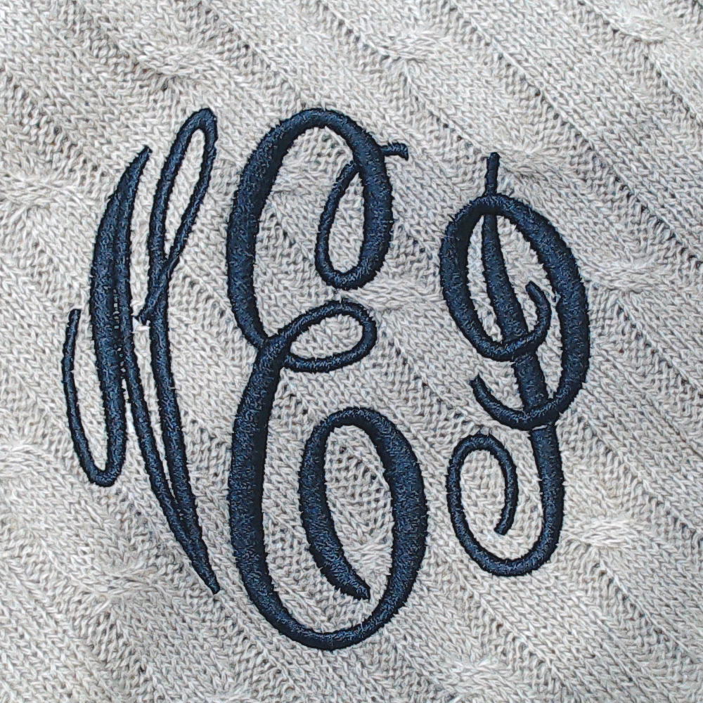 BLOOPER CLOTHING: Monogrammed Poncho