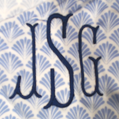 BLOOPER CLOTHING: Monogrammed Ruffle Pajamas