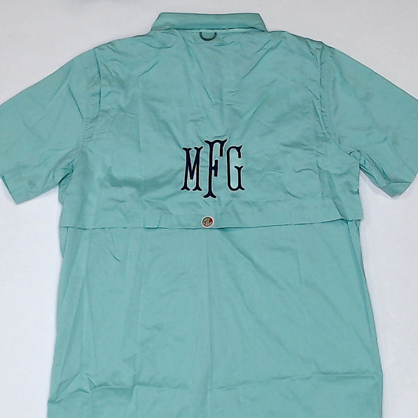 BLOOPER CLOTHING: Monogrammed Fishing Shirt