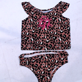 BLOOPER KIDS: Monogrammed Kids Ruffle Tankini