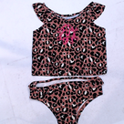 BLOOPER KIDS: Monogrammed Kids Ruffle Tankini