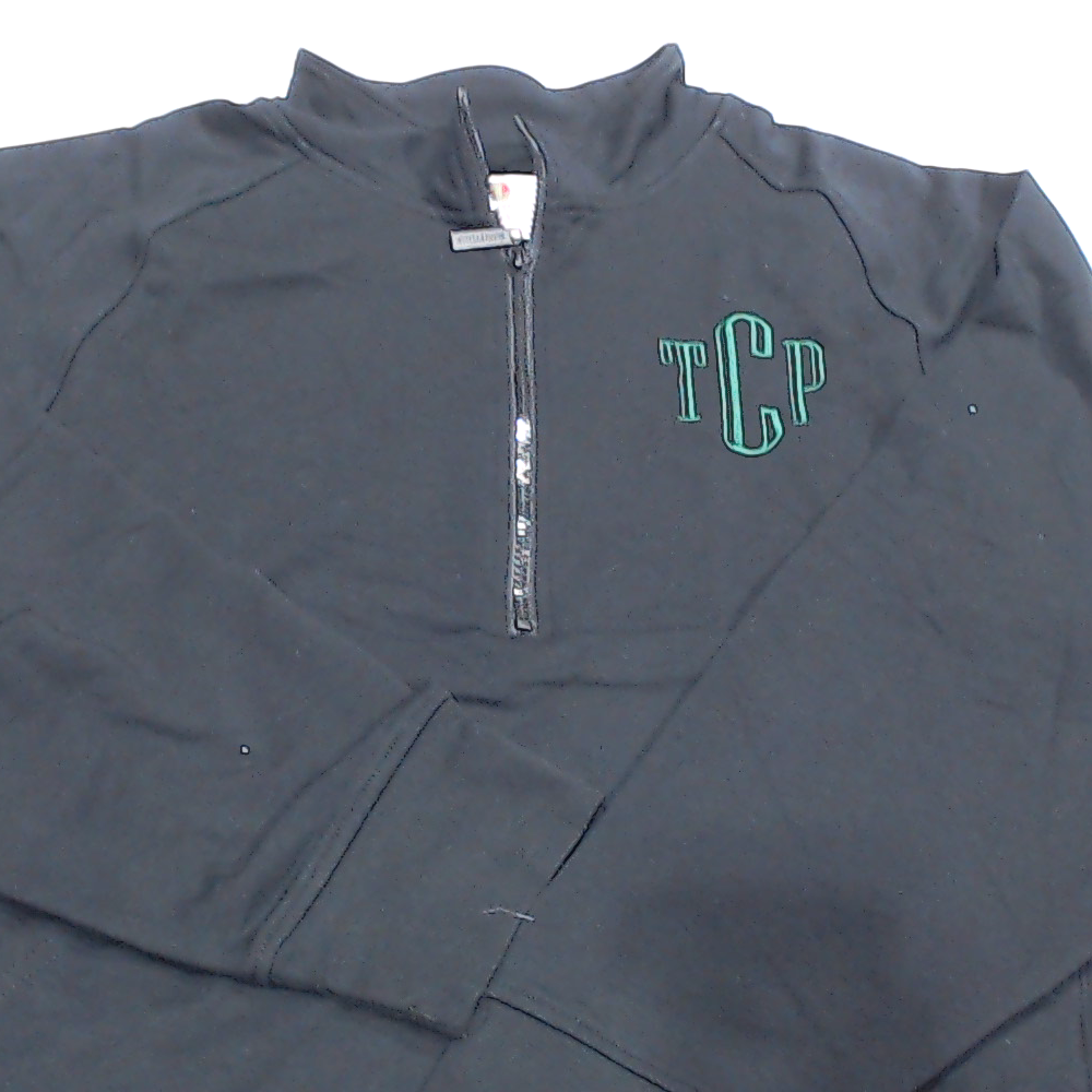BLOOPER CLOTHING: Monogrammed Quarter Zip Pullover