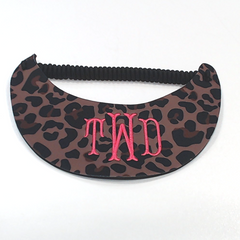 BLOOPER ACCESSORY: Monogrammed Foam Adjustable Visor