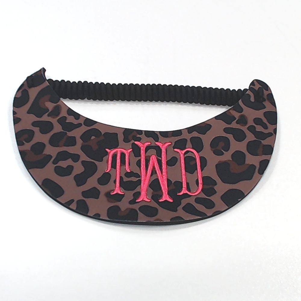 BLOOPER ACCESSORY: Monogrammed Foam Adjustable Visor